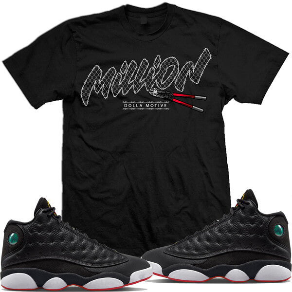 Jordan Retro 13 Playoff 13s : Sneaker Shirts to Match : Barbed Wire