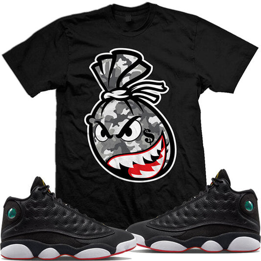Jordan Retro 13 Playoff 13s : Sneaker Shirts to Match : Money Bag