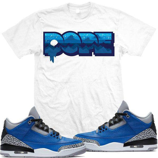 Jordan Retro 3 Royal Cement Elephant Sneaker T-Shirt