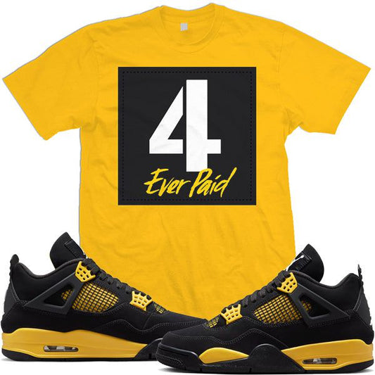 Jordan Retro 4 Thunder 4s Sneaker Tees Shirts to Match : 4 Ever