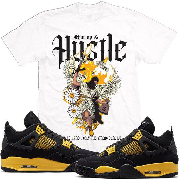 Jordan Retro 4 Thunder 4s Sneaker Tees Shirts to Match : Shut Up