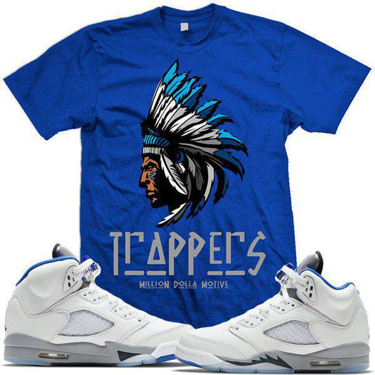 Jordan Retro 5 Stealth Sneaker T-Shirt