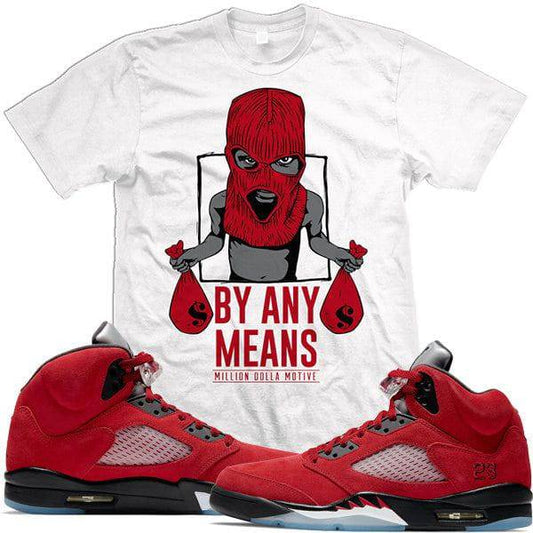 Jordan Retro 5s Raging Bull Sneaker Shirts