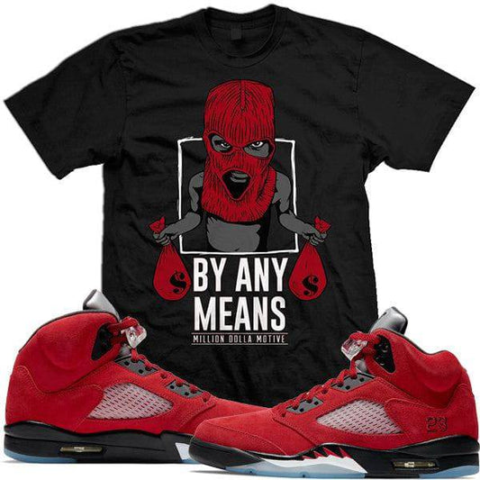 Jordan Retro 5s Raging Bull Sneaker Shirts