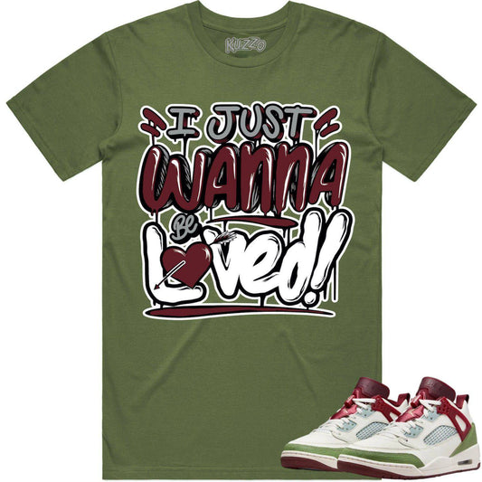 Jordan Spizike Shirt - Year of the Dragon Shirts - Burgundy Loved