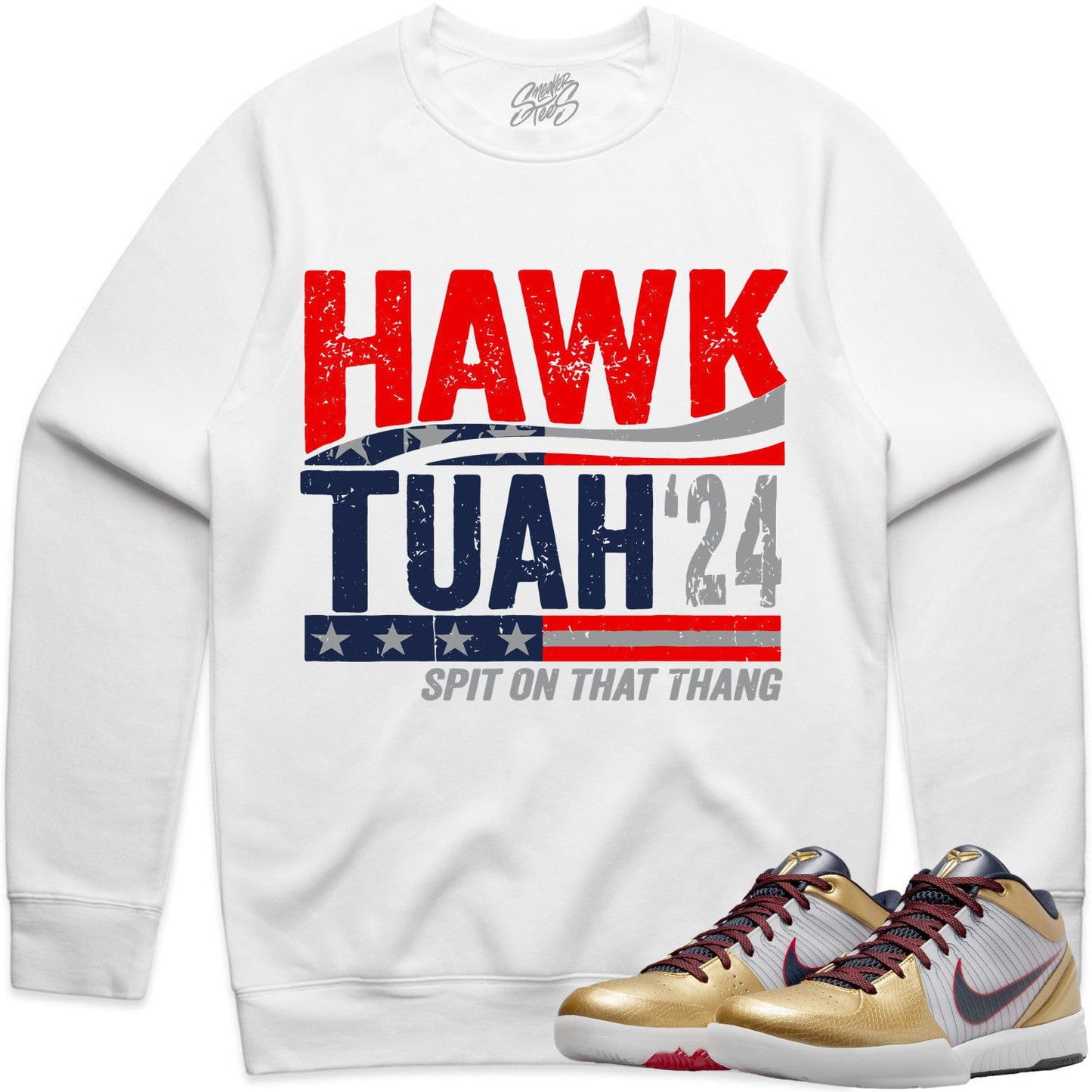 Kobe 4 Gold Medal Sweater to Match - Hawk