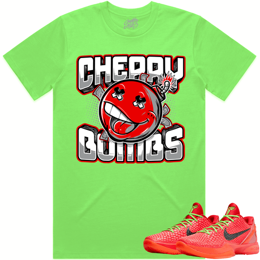 Kobe 6 Reverse Grinch 6s Shirt - Reverse Grinch Shirts - Cherry Bombs