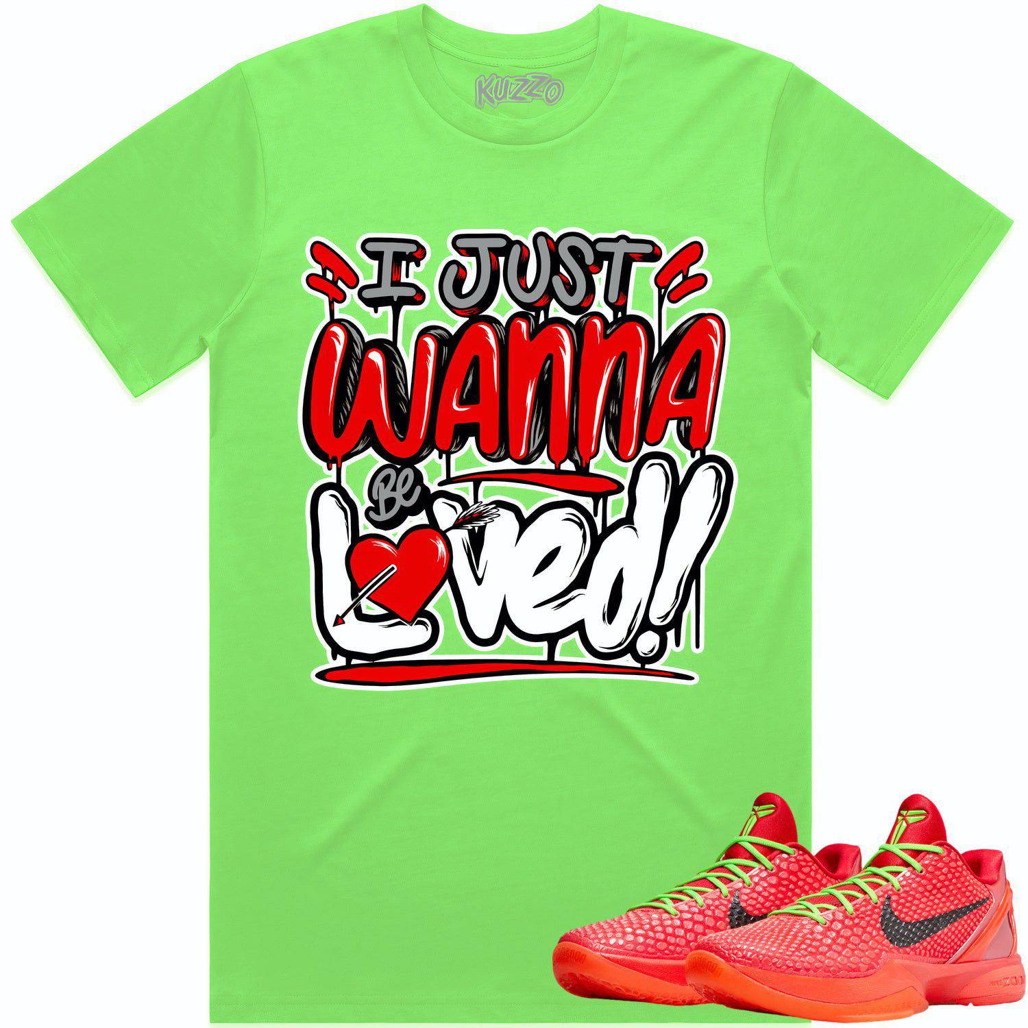 Kobe 6 Reverse Grinch 6s Shirt - Reverse Grinch Shirts - Loved