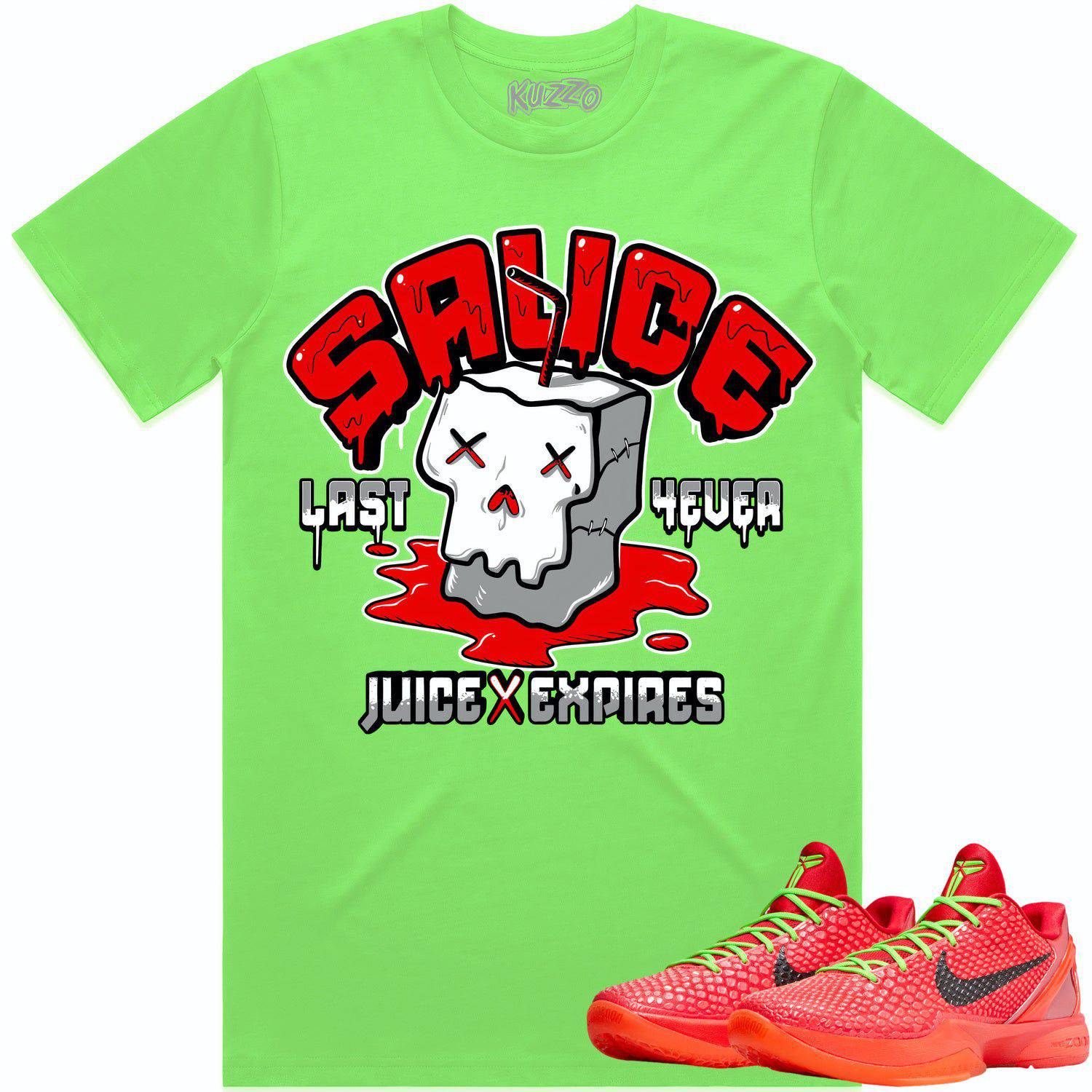 Kobe 6 Reverse Grinch 6s Shirt - Reverse Grinch Shirts - Sauce