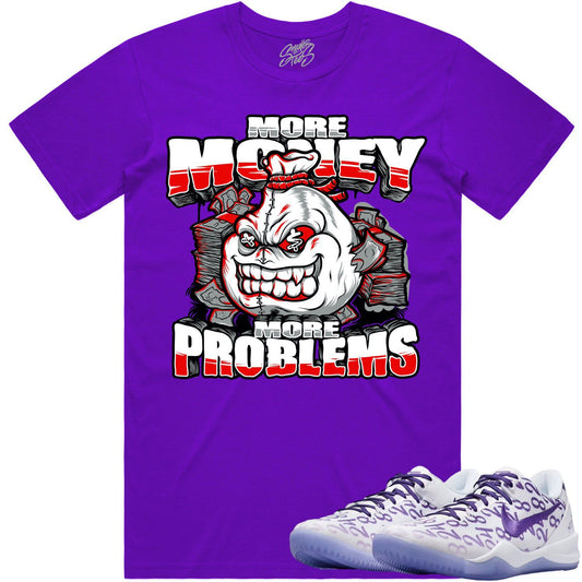 Kobe 8 Court Purple 8s Shirt - Sneaker Tees - More Money More Problems