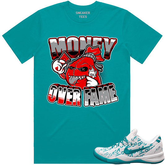 Kobe 8 Protro Radiant Emerald 8s Shirt - Kobe Sneaker Tees - Red MOF