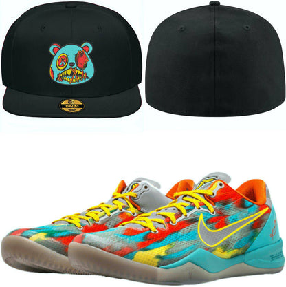 Kobe 8 Venice Beach 8s Fitted Hats - Venice Money Talks Baws