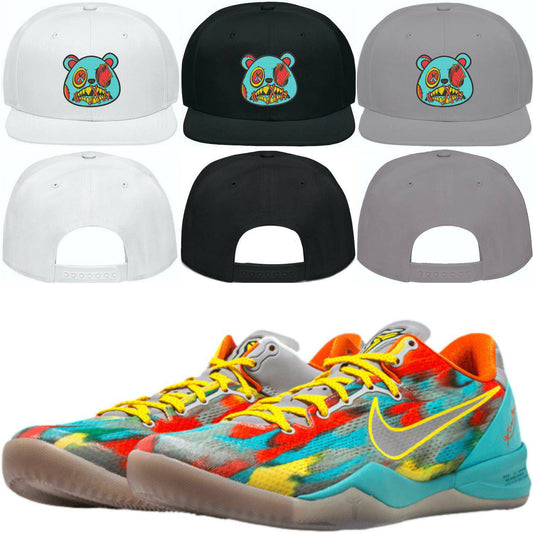 Kobe 8 Venice Beach 8s Snapback Hats - Venice Money Talks Baws