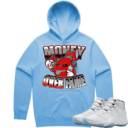 Legend Blue 11s Hoodie to Match - Columbia 11s Hoodie - MOF