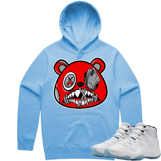 Legend Blue 11s Hoodie to Match - Columbia 11s Hoodie - Money Talks