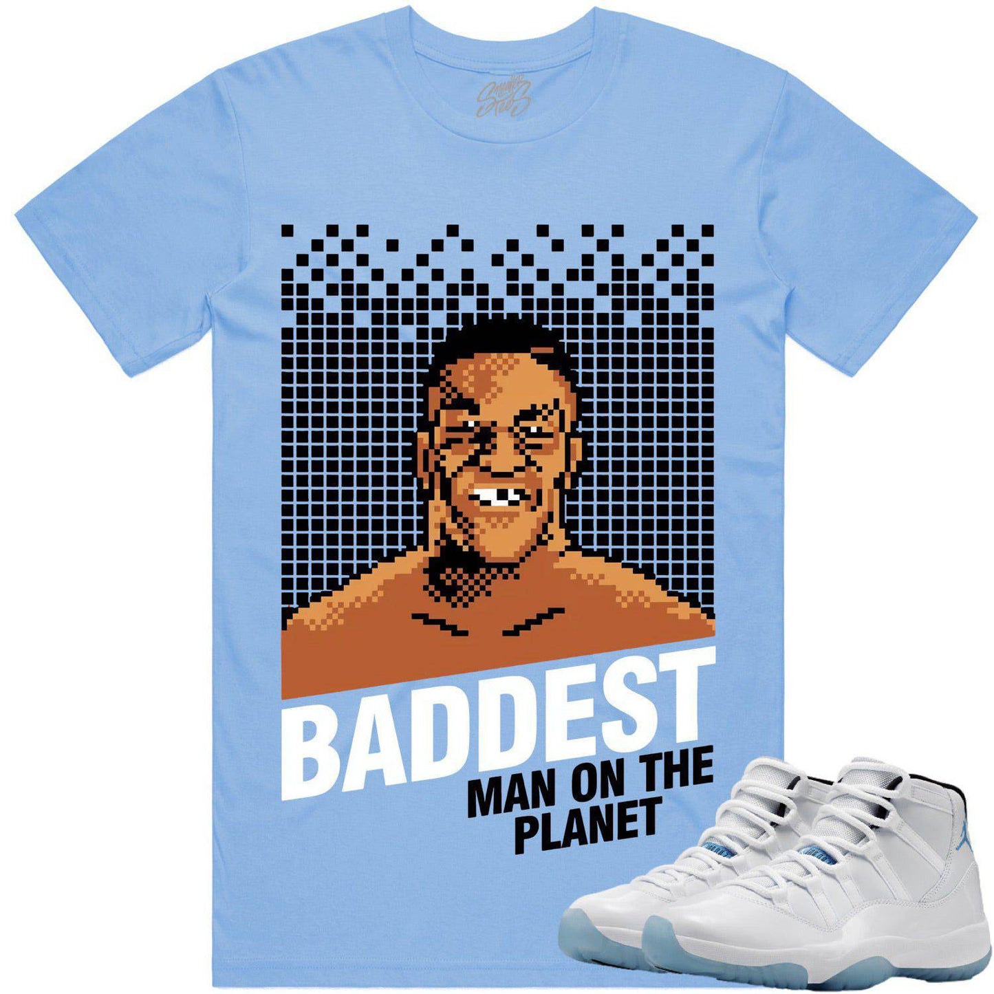 Legend Blue 11s Shirt - Jordan Retro 11 Columbia Shirt - Baddest