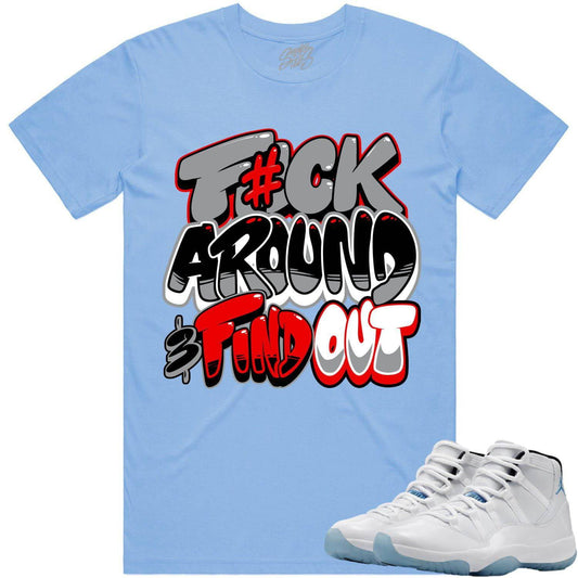 Legend Blue 11s Shirt - Jordan Retro 11 Columbia Shirt - F#ck