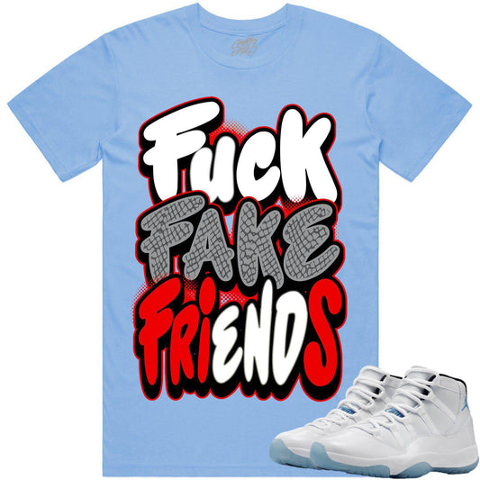 Legend Blue 11s Shirt - Jordan Retro 11 Columbia Shirt - FFF