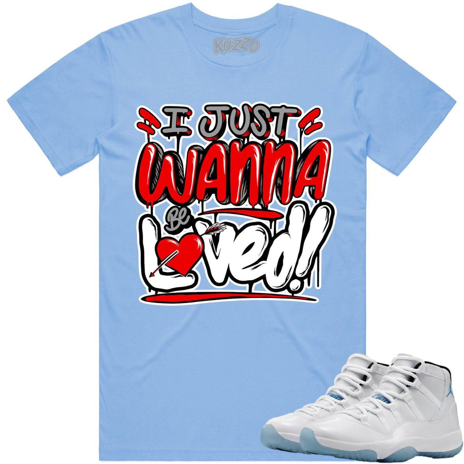 Legend Blue 11s Shirt - Jordan Retro 11 Columbia Shirt - Loved