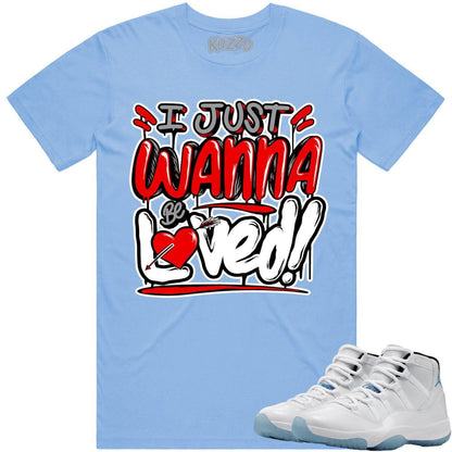 Legend Blue 11s Shirt - Jordan Retro 11 Columbia Shirt - Loved