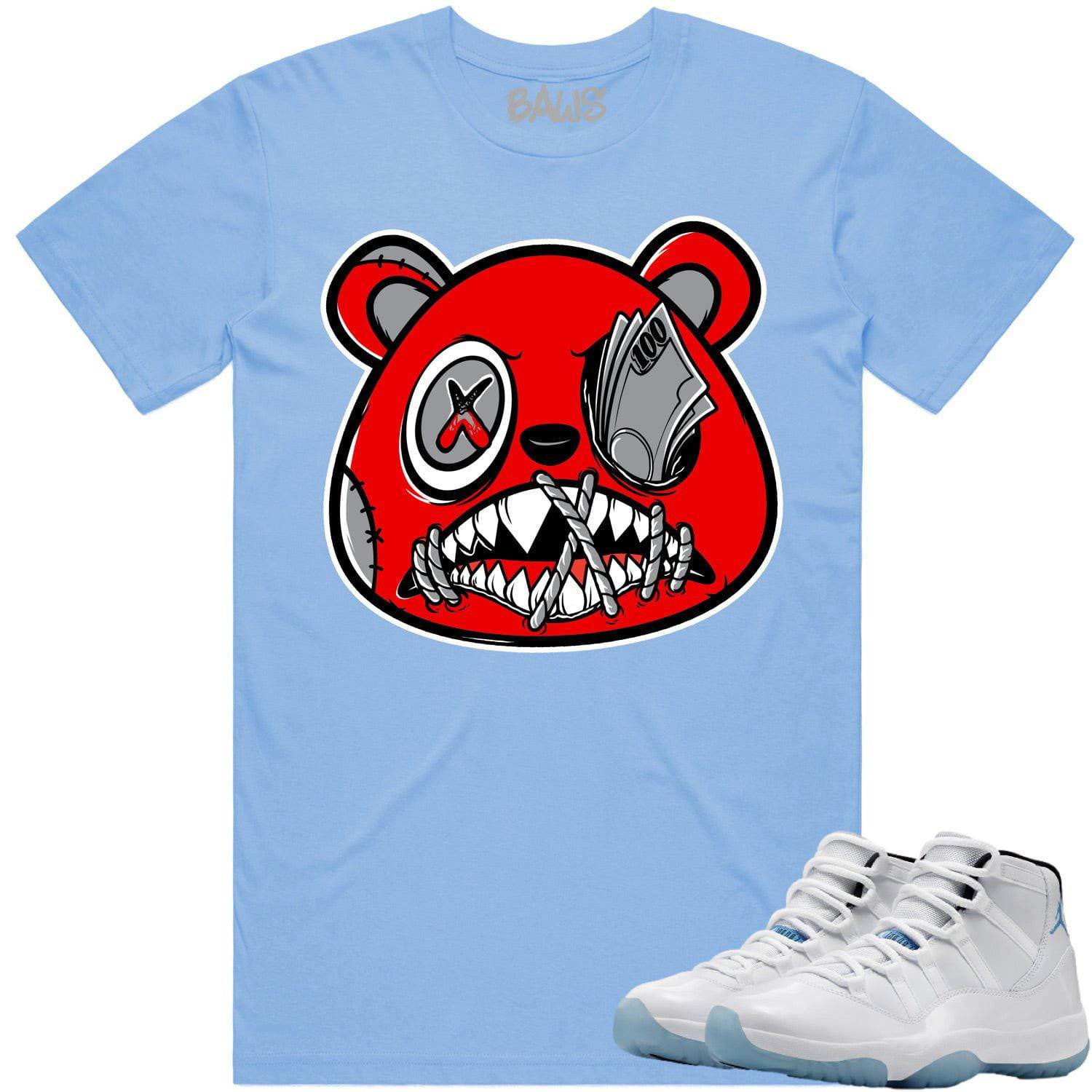 Legend Blue 11s Shirt - Jordan Retro 11 Columbia Shirt - Money Talks