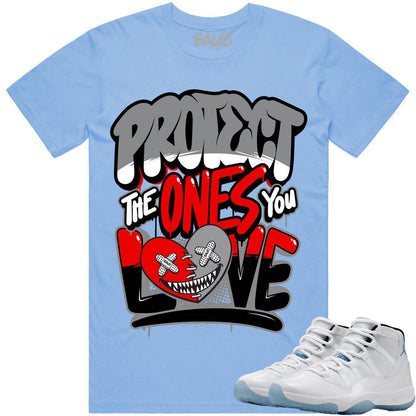 Legend Blue 11s Shirt - Jordan Retro 11 Columbia Shirt - PTOYL