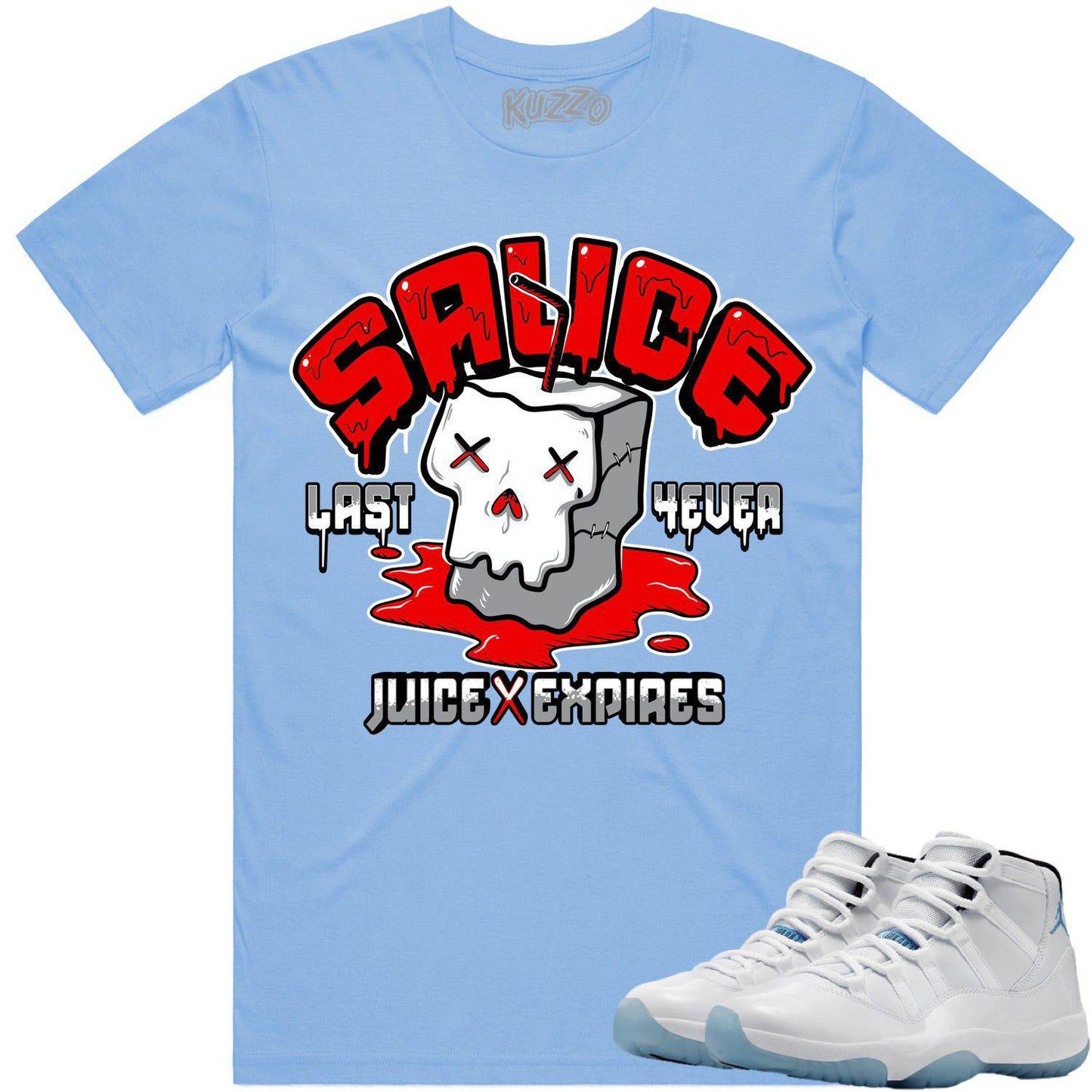 Legend Blue 11s Shirt - Jordan Retro 11 Columbia Shirt - Sauce