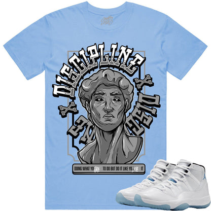 Legend Blue 11s Sneaker Tees - Shirt to Match - Discipline