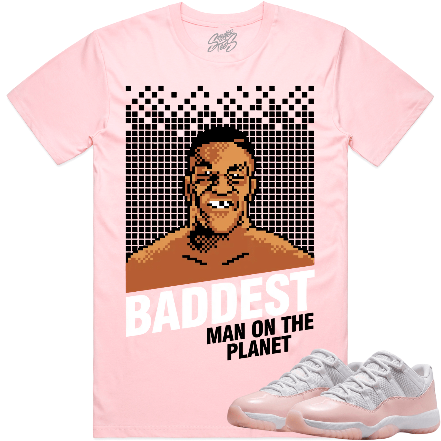 Legend Pink 11s Shirt - Jordan 11 Low Pink Sneaker Tees - Baddest