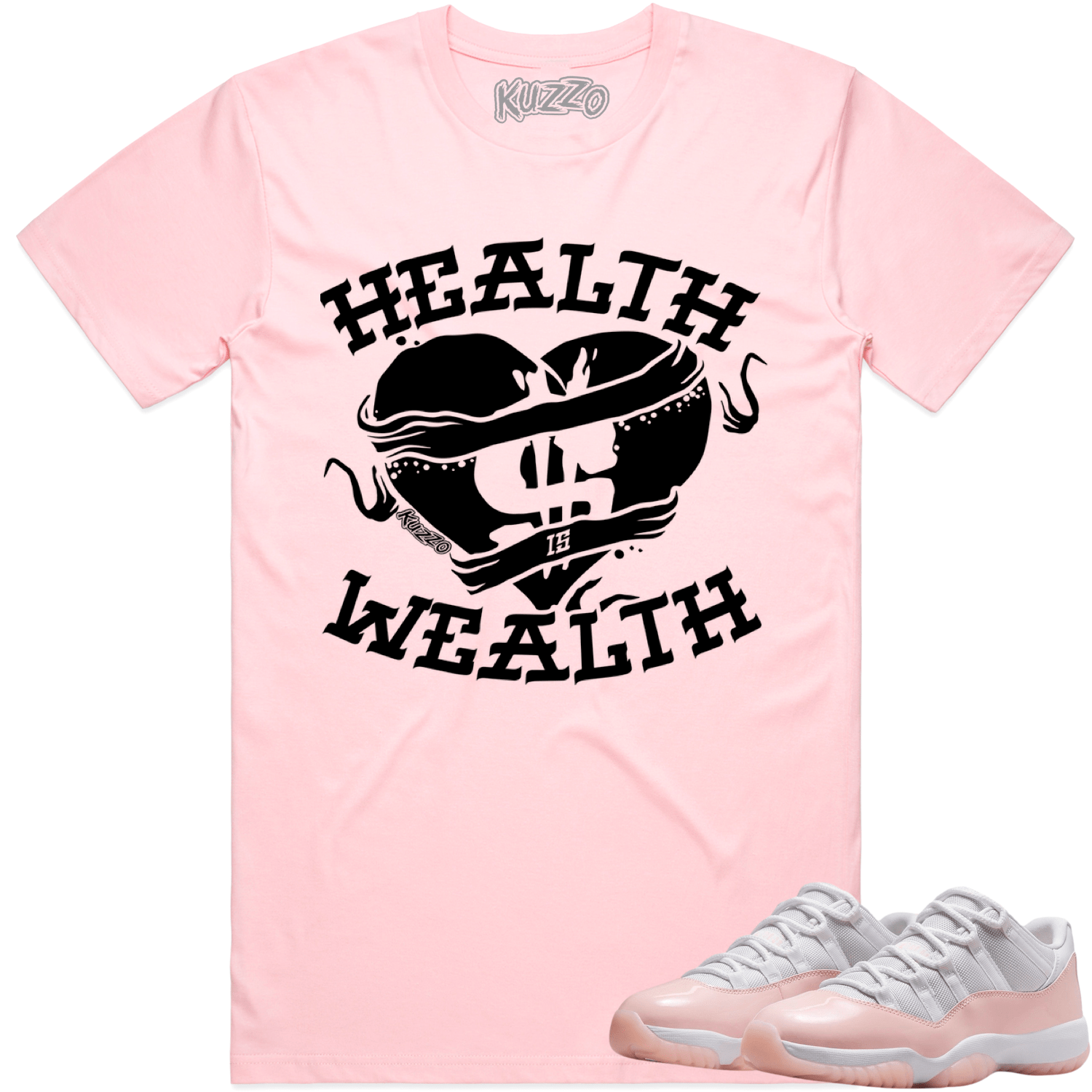 Legend Pink 11s Shirt - Jordan 11 Low Pink Sneaker Tees - Health