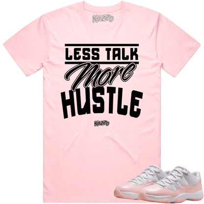 Legend Pink 11s Shirt - Jordan 11 Low Pink Sneaker Tees - Less Talk