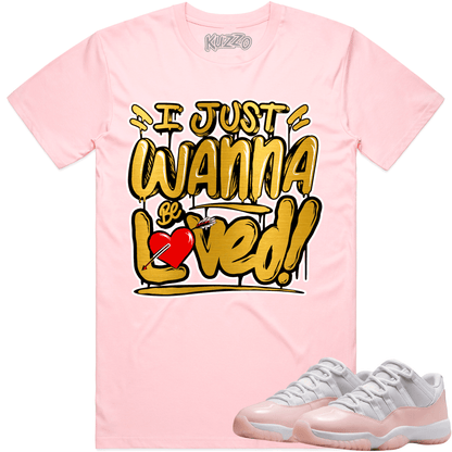 Legend Pink 11s Shirt - Jordan 11 Low Pink Sneaker Tees - Loved