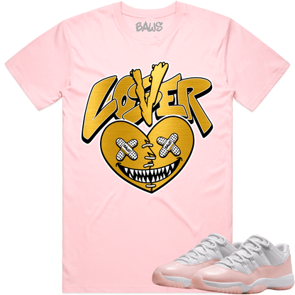 Legend Pink 11s Shirt - Jordan 11 Low Pink Sneaker Tees - Lover loser