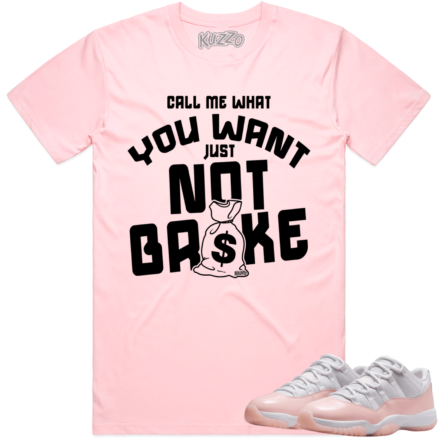 Legend Pink 11s Shirt - Jordan 11 Low Pink Sneaker Tees - Not Broke