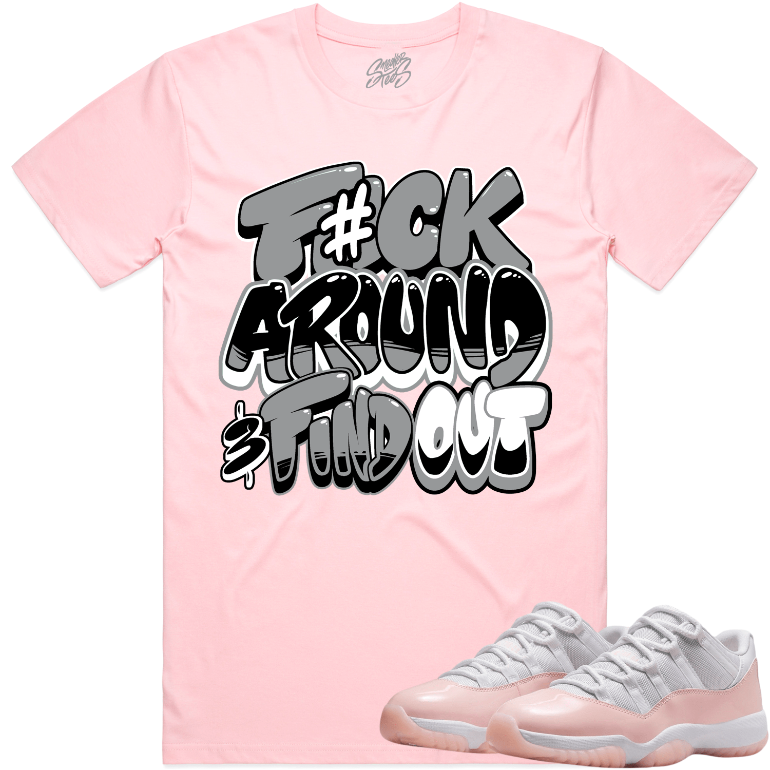 Legend Pink 11s Sneaker Tees - Shirt to Match - F#ck