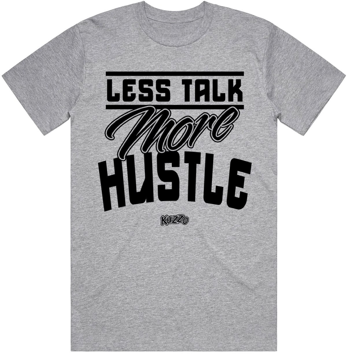 Less Talk Kuzzo : Sneaker Shirt to Match : Light Grey