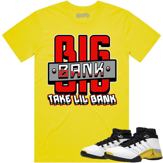 Lightning 17s Shirts - Jordan 17 Lightning Sneaker Tees - Big Bank