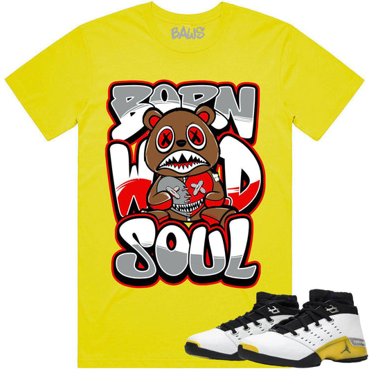 Lightning 17s Shirts - Jordan 17 Lightning Sneaker Tees - Born Wild