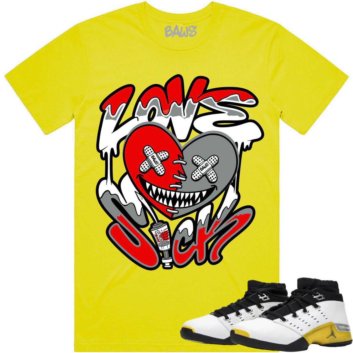 Lightning 17s Shirts - Jordan 17 Lightning Sneaker Tees - Love Sick