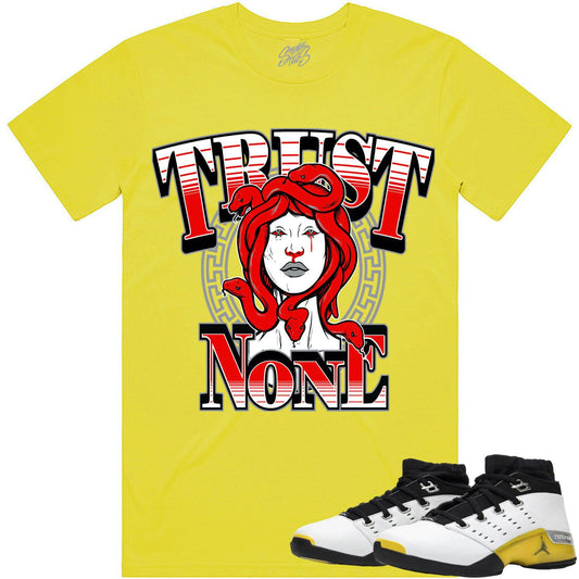 Lightning 17s Shirts - Jordan 17 Lightning Sneaker Tees - Trust No One