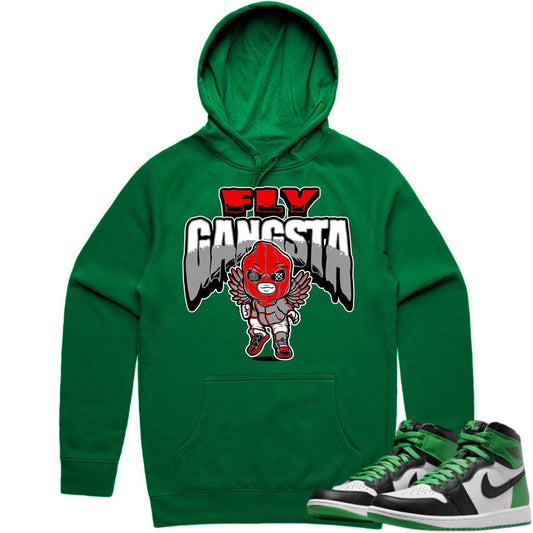Lucky Green 1s Hoodie - Jordan 1 Lucky Green Hoodie - Fly Gangsta