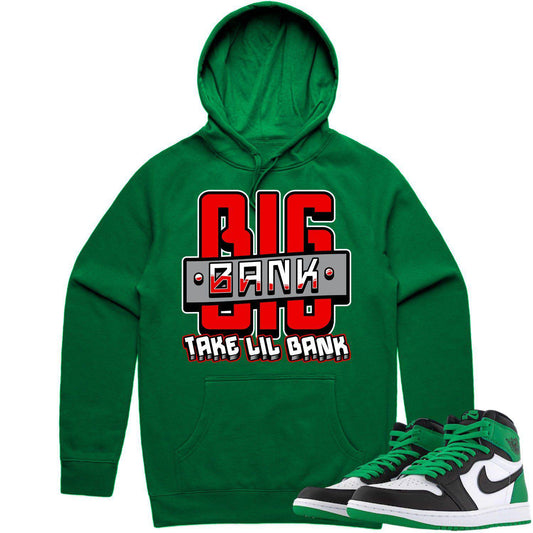 Lucky Green 1s Hoodie - Jordan 1 Lucky Green Hoodie - Red Big Bank