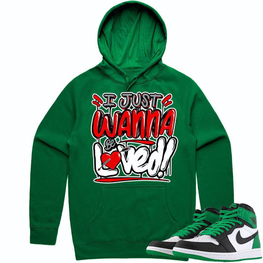 Lucky Green 1s Hoodie - Jordan 1 Lucky Green Hoodie - Red Loved