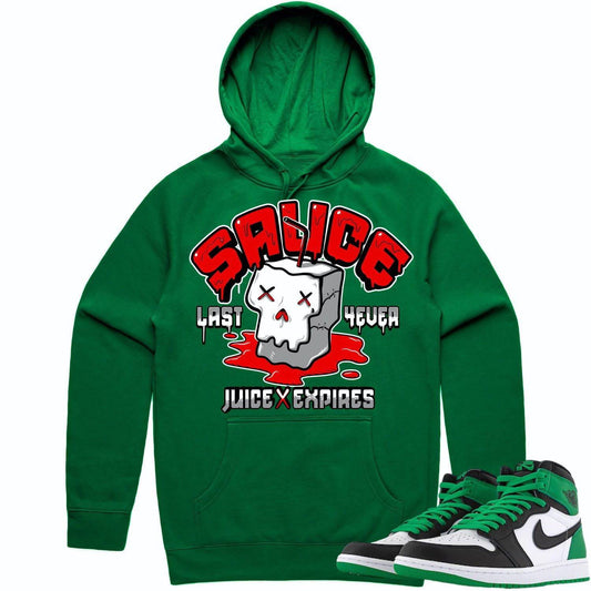 Lucky Green 1s Hoodie - Jordan 1 Lucky Green Hoodie - Red Sauce