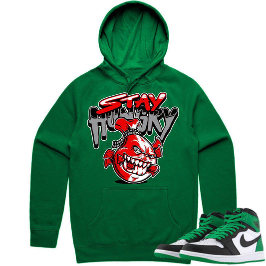 Lucky Green 1s Hoodie - Jordan 1 Lucky Green Hoodie - Stay Hungry