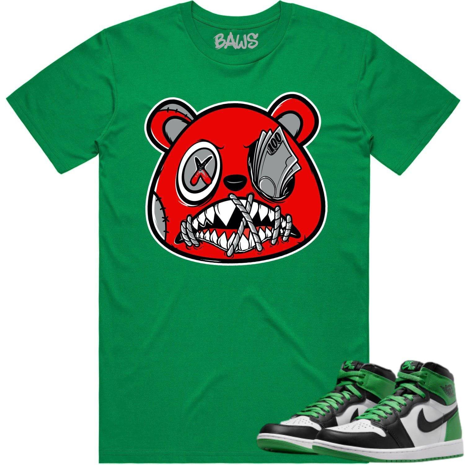 Lucky Green 1s Shirt - Jordan Retro 1 Lucky Green Shirt - Money Talks 