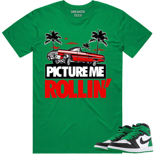 Lucky Green 1s Shirt - Jordan Retro 1 Lucky Green Shirt - Red Picture