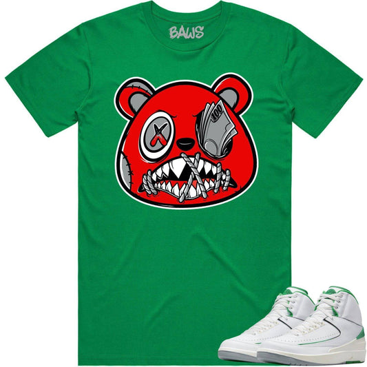 Lucky Green 2s Shirt - Jordan Retro 2 Lucky Green Shirt - Money Talks 