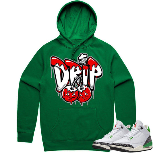 Lucky Green 3s Hoodie - Jordan 3 Lucky Green Hoodie - Money Drip