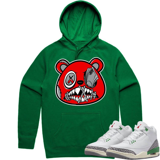 Lucky Green 3s Hoodie - Jordan 3 Lucky Green Hoodie - Money Talks 